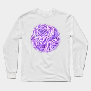 Light Purple Rose Long Sleeve T-Shirt